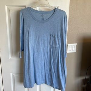 Stafford Pocket T Shirt Mens 2XL Light Blue